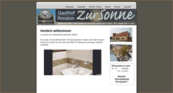 Desktop Screenshot of landgasthof-zur-sonne.de