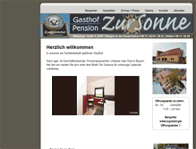 Tablet Screenshot of landgasthof-zur-sonne.de